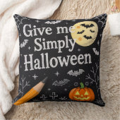 Spooky Cute Pumpkin & Ghost Design クッション (ブランケット)