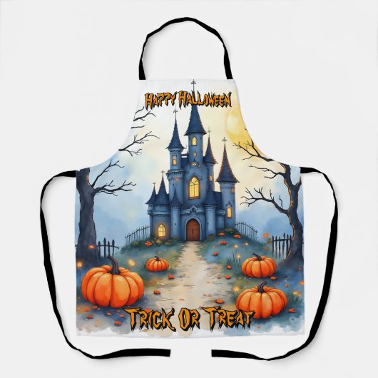 Spooky Cute Trendy Halloween Collection エプロン (正面)