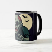 Spooky Cute Zombie Halloween Mug - Fun & Creepy D マグカップ (正面右)