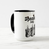 Spooky Day Happy Halloween マグカップ (正面左)