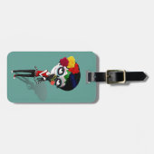 spooky Dia de Los Muertos Girl ラゲッジタグ (正面横)