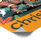 Spooky Dino Rider – Skeleton on Mummy T-Rex ポスター (角)