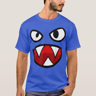Spooky Face , Scary Angry Face Pointy Teeth  Tシャツ