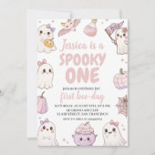 Spooky First Birthday Invite 招待状 (正面)