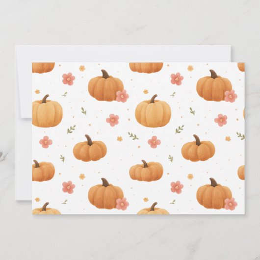 Spooky First Birthday Photo Invite 招待状 (裏面)