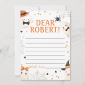 Spooky First Birthday Time Capsule 招待状 (正面)