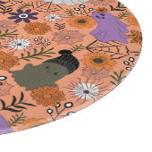 Spooky floral カッティングボード (角)