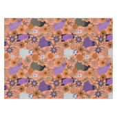 Spooky floral テーブルクロス (正面(横))