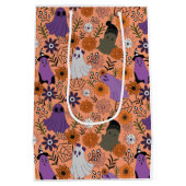 Spooky floral ミディアムペーパーバッグ (裏面)