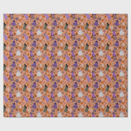 Spooky floral ラッピングペーパー
