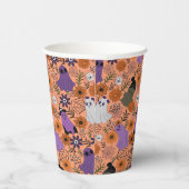 Spooky floral 紙コップ (右)