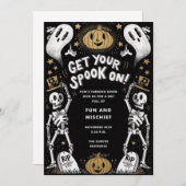Spooky Fun Halloween Bash Invitation 招待状 (正面/裏面)
