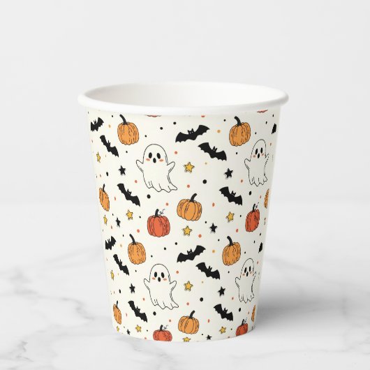 Spooky Fun Halloween Costume Party 紙コップ (正面)