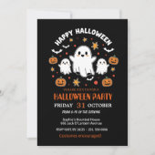 Spooky Fun Halloween Costume Party Invitation 招待状 (正面)