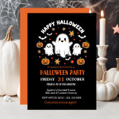 Spooky Fun Halloween Costume Party Invitation 招待状