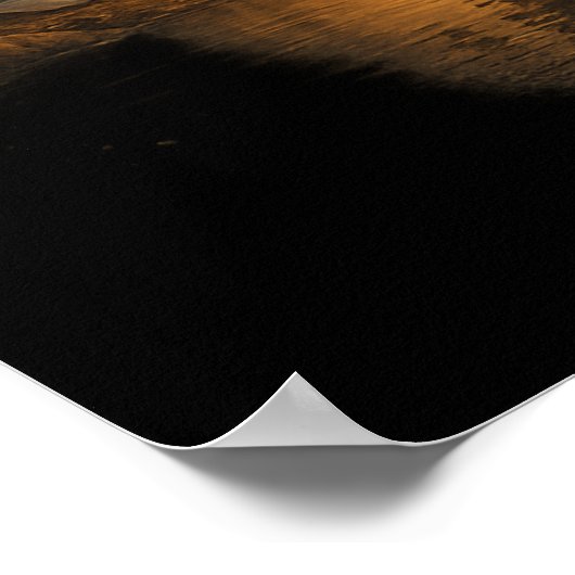 Spooky Ghost Campfire Night Forest Art - Halloween ポスター (角)