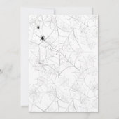  Spooky Ghost halloween party 招待状 (裏面)