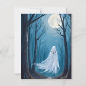 Spooky Ghost | Happy Halloween Haunted Forest シーズンカード (正面)