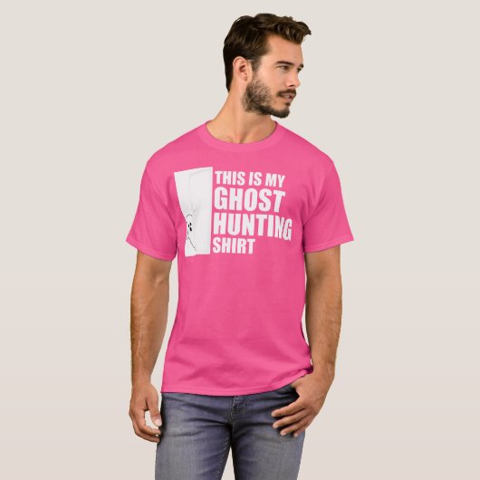 Spooky Ghost Hunting For Paranormal Believers Tシャツ (正面フル)