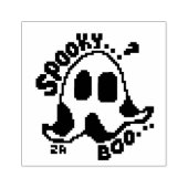 Spooky ghost, Pixelart, Pixel Art  ラバースタンプ (インプリント)