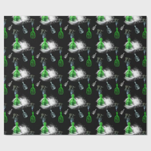 Spooky Ghostly Hands Halloween ラッピングペーパー (フラット)