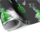 Spooky Ghostly Hands Halloween  ラッピングペーパー (ロールコーナー)