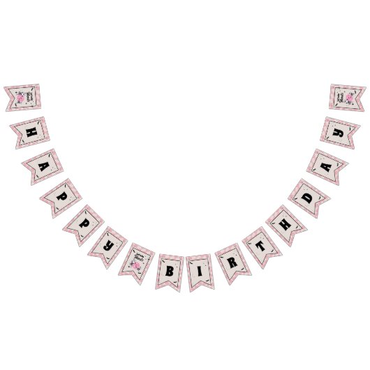 Spooky Ghoul Halloween Any Age Birthday  バンティングフラッグ (全)