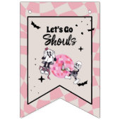 Spooky Ghoul Halloween Any Age Birthday  バンティングフラッグ (第1の旗)