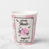 Spooky Ghoul Halloween Any Age Birthday 紙コップ (正面)