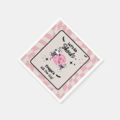 Spooky Ghoul Halloween Any Age Birthday Invitation スタンダードカクテルナプキン (角)