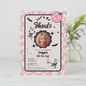 Spooky Ghoul Halloween Birthday Photo Invitation 招待状 (スタンド正面)