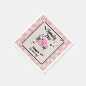 Spooky Ghoul Halloween First Birthday  スタンダードカクテルナプキン (角)