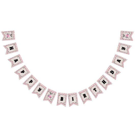 Spooky Ghoul Halloween First Birthday  バンティングフラッグ (全)