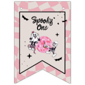 Spooky Ghoul Halloween First Birthday  バンティングフラッグ (第1の旗)