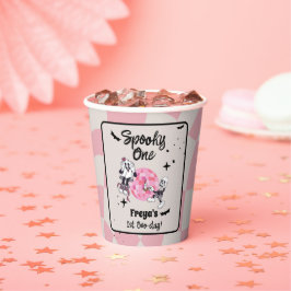 Spooky Ghoul Halloween First Birthday 紙コップ