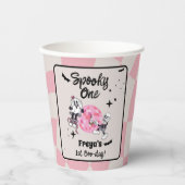 Spooky Ghoul Halloween First Birthday  紙コップ (正面)