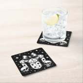 Spooky Gift スクエアペーパーコースター (インサイチュ)