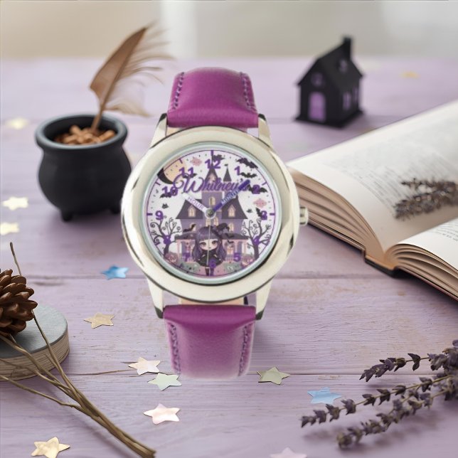 Spooky Girl Purple  腕時計 (Spooky Girl Purple Watch)