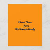 Spooky Girly Ghost Halloween  チラシ (裏面)