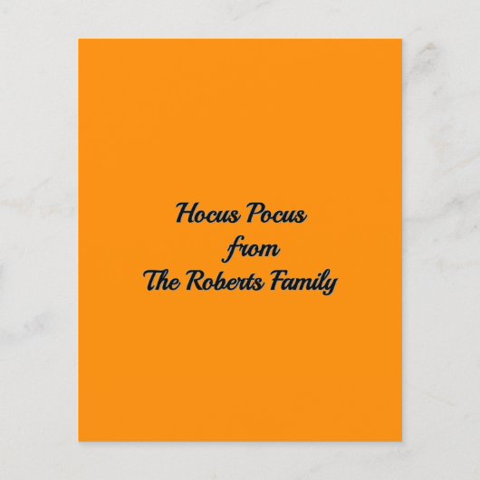 Spooky Girly Ghost Halloween  チラシ (裏面)