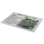 Spooky Glass Cutting Board for Halloween Kitchens カッティングボード (角)