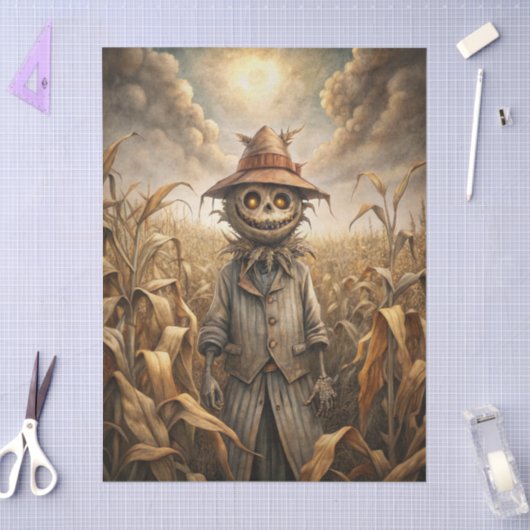 Spooky Gothic Scarecrow Fantasy  薄葉紙 (クラフト)