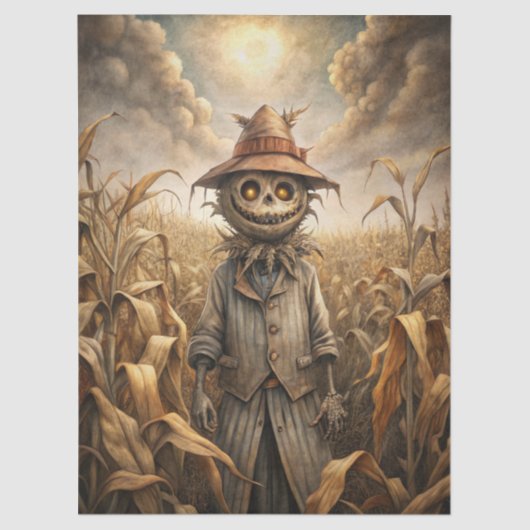 Spooky Gothic Scarecrow Fantasy  薄葉紙 (正面)