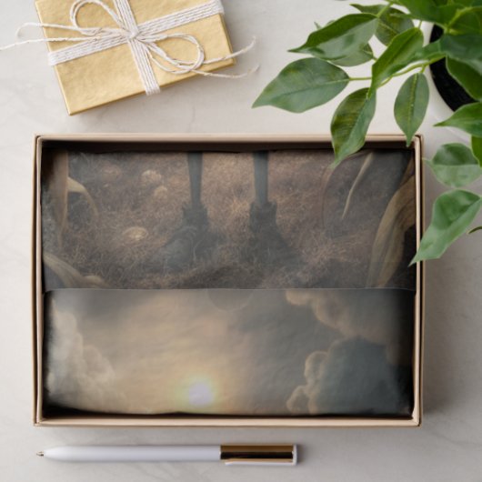 Spooky Gothic Scarecrow Fantasy  薄葉紙 (ギフト)