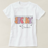 Spooky Grandma, Halloween Grandma,Retro Gradma,  Tシャツ (デザイン正面)