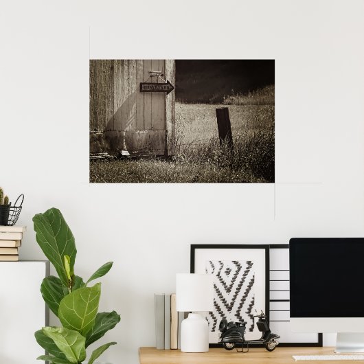 Spooky Graveyard ポスター (ホームオフィス)