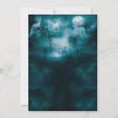 Spooky Graveyard Gothic Dark Halloween 招待状 (裏面)