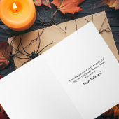 Spooky Grim Reaper Graveyard Crow Gothic Halloween カード