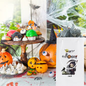 Spooky Grim Reaper Graveyard Crow Gothic Halloween スモールペーパーバッグ