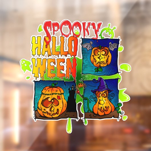 Spooky Halloween ウィンドウサイン (シート2)